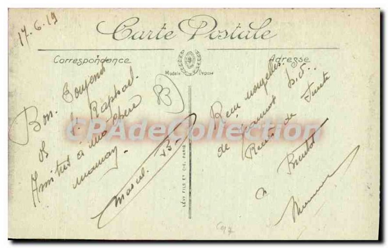 Postcard Old Saint Raphael Boulevard Felix Martin