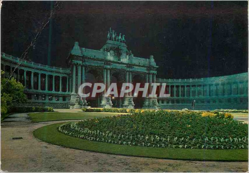 Postcard Modern Brussels fiftieth palace arcades