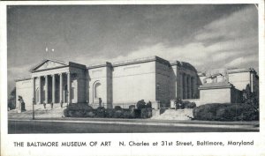 USA The Baltimore Museum of Art Baltimore Maryland Vintage Postcard 07.91