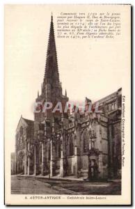 Old Postcard Autun Ancient Cathedrale Saint Lazare