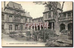 Paris Old Postcard Museum Carnavelet Court of drapers