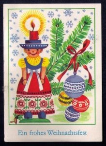 1973 Germany Ravensbrock Mahnt Xmas Card GDR Scott DDR #1432 and ...