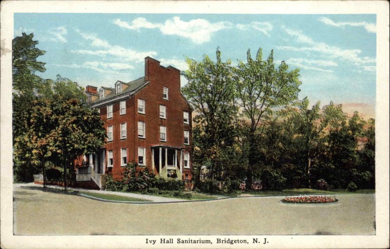 Bridgetown New Jersey NJ Ivy Hall Sanitarium Vintage Postcard