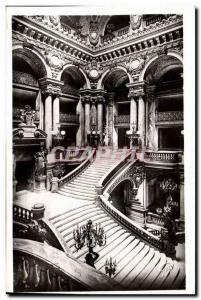 Paris Old Postcard Grand Staircase of & # 39Opera