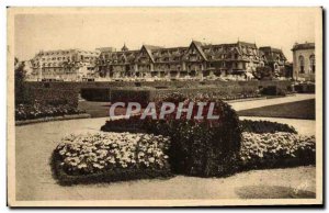 Old Postcard Deauville La Plage Fleurie The Normandy Hotel