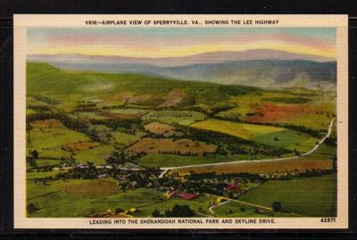 Virginia postcard Lee Hwy Sperryville