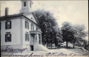 Newton New Jersey NJ Newton Academy c1910 Vintage Postcard