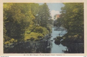 PRINCE EDWARD ISLAND , Canada, PU-1938; An Old Mill Stream