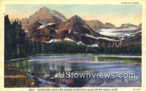 Josephine Lake, Gould Mtn in Glacier National Park, Montana