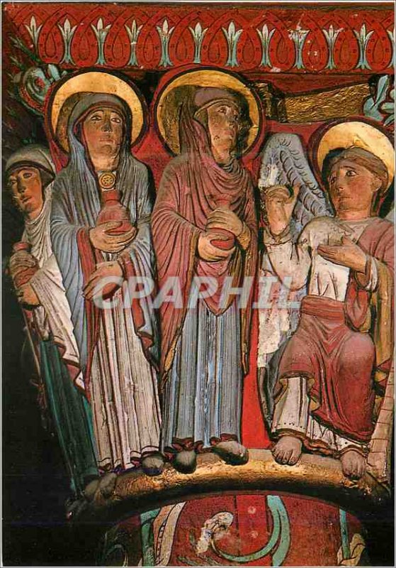 Modern Postcard Issoire (Puy de Dome) Church St Austell Holy Women at the Tom...