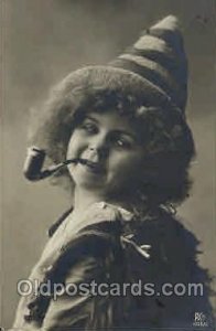 Children Smoking 1908 postal used 1908