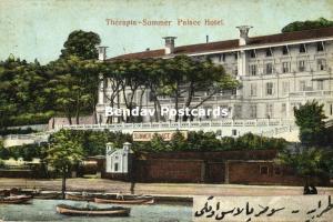 turkey, CONSTANTINOPLE, Therapiá Tarabya, Summer Palace Hotel (1913) Stamps