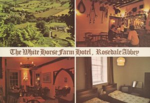 The White Horse Farm Hotel Rosedale Abbey Yorkshire Postcard