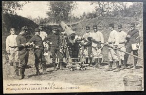 Mint France Real Picture Postcard WWI Shooting Camp Chambaran