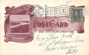 Holyoke Massachusetts Mt Tom Railway Railroad Antique Postcard K76691