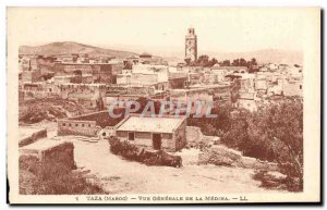 Old Postcard Taza Vue Generale De La Medina