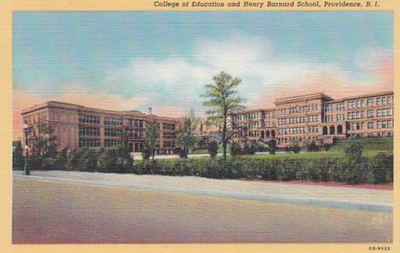 Rhode Island Providence College Of Education and Henry Baynard School Curteich