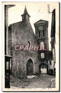 Old Postcard Saint Jean Pied de Port The Church