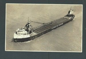 Ca 19? Real Photo Post Card Thunder Bay Quarries Ocean Transporter