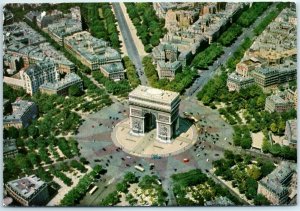 M-21617 The Arc de Triomphe and the Place de l'Etoile Paris France