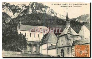 CARTE Postal Dauphine Entree Old Convent of the Grande Chartreuse The Chapel ...