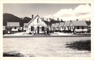 Real Photo, RPPC, Ben's Cabins, Custer, South Dakota, SD, Old Postcard