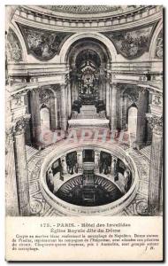 Old Postcard Paris Hotel des Invalides Royal Church Holds Dome