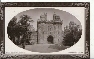 Lancashire Postcard - Lancaster Castle - John O'Gaunts Gateway - Ref 2391A