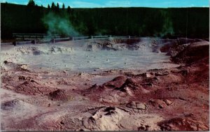 Fountain Paint Pot Lower Geyser Basin Yellowstone National Park Postcard Unused