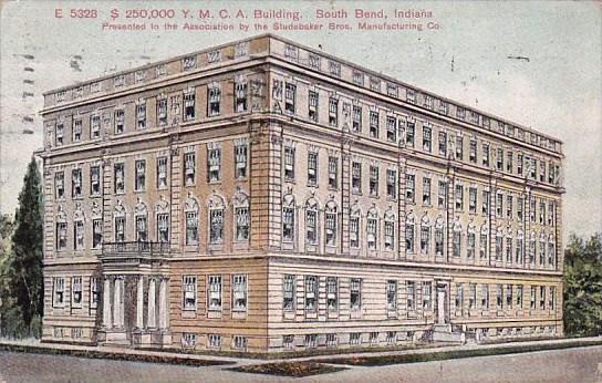 Indiana South Bend 250000 Y M C A Building 1913