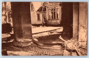 1940 Oyster Bay New York Artvue Vintage Postcard Great Chain Capt. Solomon Peter