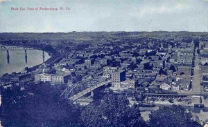 Panorama Parkersburg West Virginia 1908 postcard