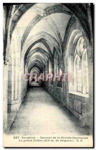Old Postcard Dauphine Grande Chartreuse Convent of the great cloister