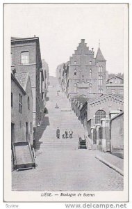 Stairs, Montagne De Bueren, Liege, Belgium, 1910-1920s