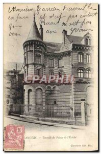 Old Postcard Angers Tourelle Du Palais From I & # 39Eveche