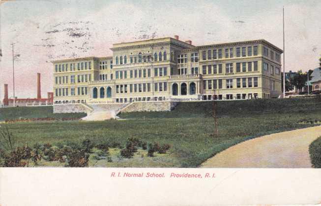 The Rhode Island Normal School at Providence - pm 1909 - DB