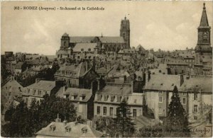 CPA RODEZ - St-Amand et la Cathédrale (109682)