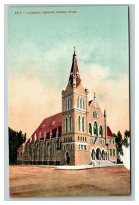 Vintage 1910's Postcard St. Joseph Catholic Church 24th Street Ogden Utah