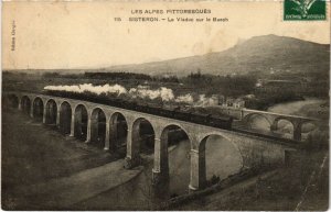 CPA Les Alpes Pittoresques Sisteron Le Viaduc sur le Buech (922167)