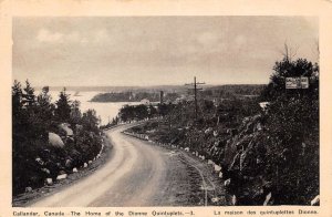 Callander Canada Home of the Dionne Quintupllets Road View Postcard AA58931