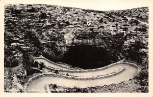 Entrance to Carlsbad Caverns real photo - Carlsbad Canyon, New Mexico NM  