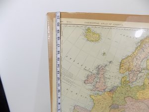 Authentic 1912 Rand-McNally Atlas Map of Europe Copyright 1805 & 1912