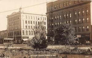 F14/ Fargo North Dakota RPPC Postcard c1910 Waldorf Square