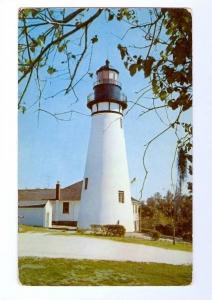 LP36  Lighthouse,  Florida , Fernandina Beach,  postcard