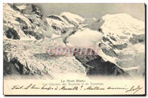 Old Postcard Chamonix les Bossons Glacier and Taconnaz