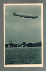 Original Mint RPPC Graf Zeppelin in Flight LZ 127 Real Picture Postcard