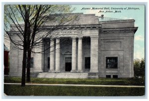 1912 Alumni Memorial Hall University Michigan Field Ann Arbor Michigan Postcard