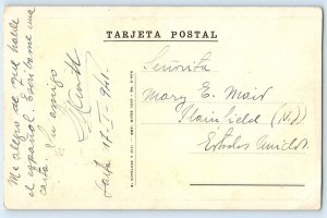 Tucuman Argentina Postcard General Manuel Belgrano Creator Flag c1930's