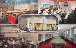 Alexandria Minnesota Garden Center, Multi-View Linen Vintage Postcard U10980