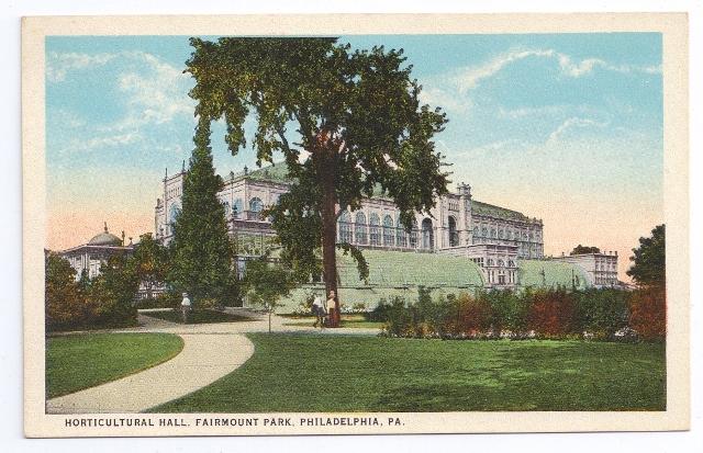 Horticultural Hall Fairmount Park Philadelphia Postcard